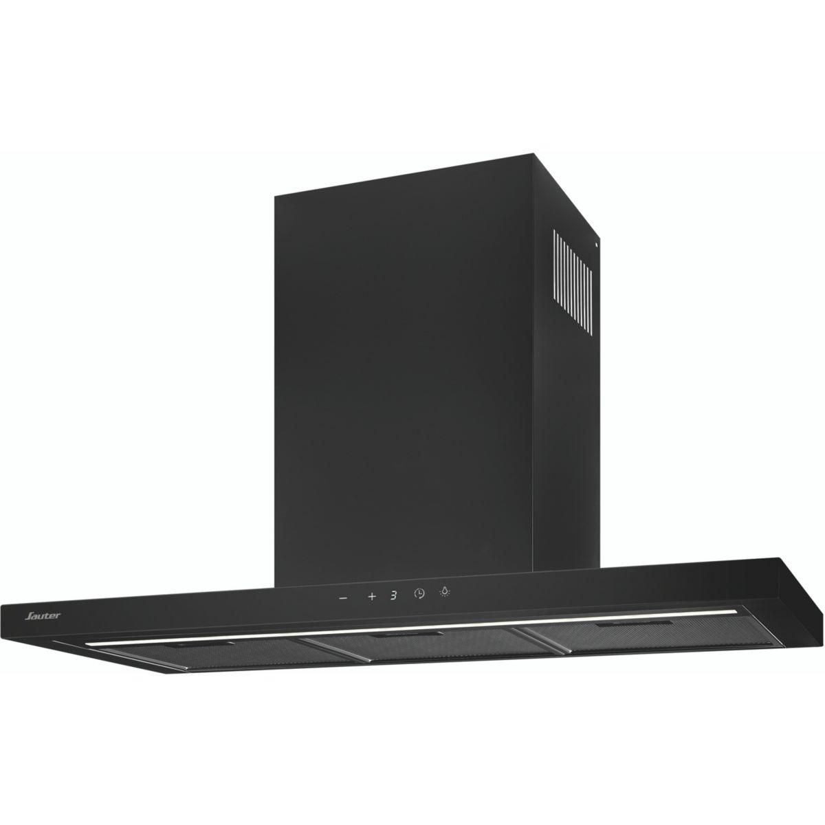 Sauter Hotte décorative murale SHB3973B VarioLed