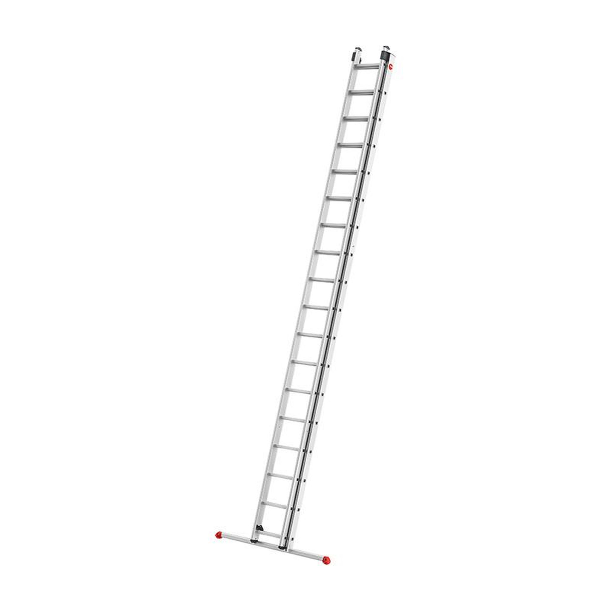 Voir la diapositive 4 : HAILO Echelle coulissante à main 2 plans 2x18 échelons 8,8m/9,5m en aluminium Hailo ProfiStep Duo