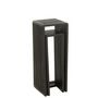 Voir la diapositive 5 : Paris Prix Lot de 2 Tables d'Appoint en Bois  Teck  88cm Noir