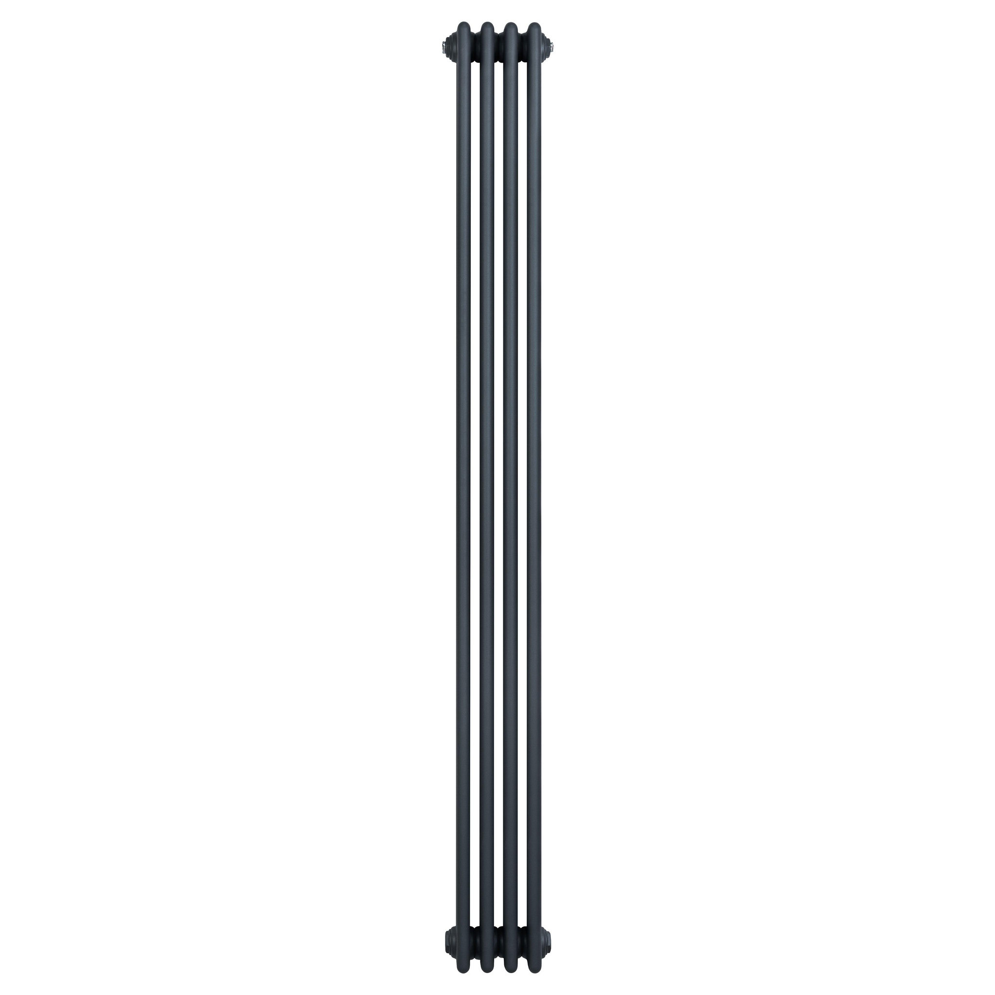 MONSTERSHOP Radiateur traditionnel à 4 colonnes - 1800 x 200 mm - gris anthracite