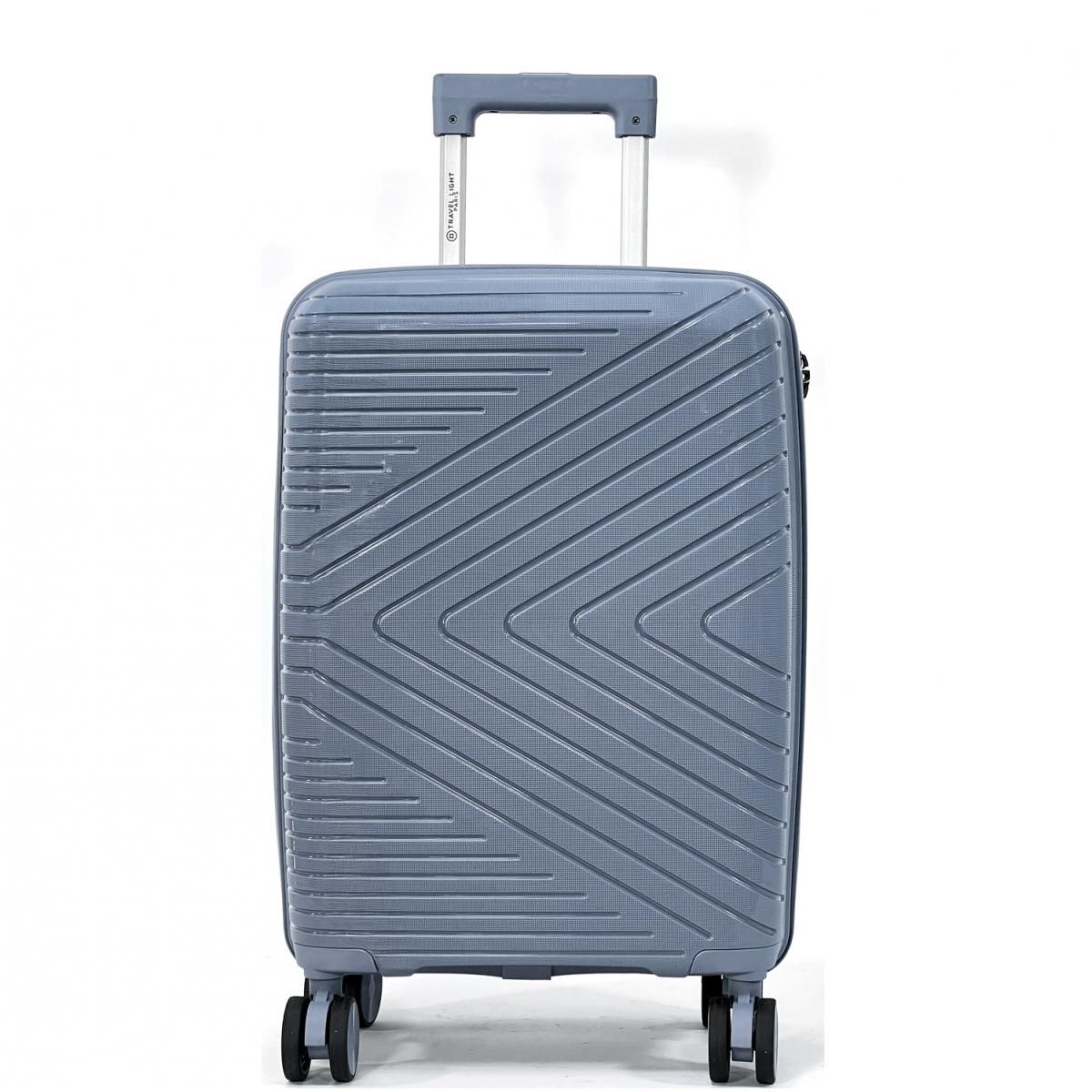 Bleucerise Valise cabine rigide Travel Light TSA 56cm Polypropylène