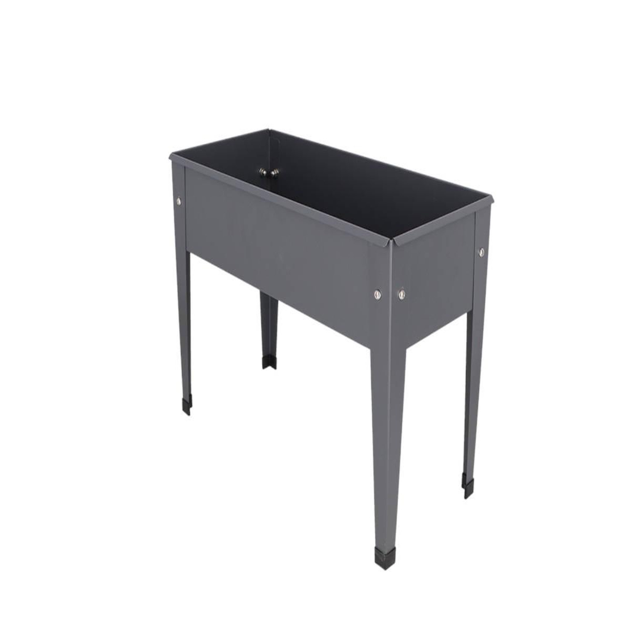 Voir la diapositive 3 : ESSCHERT DESIGN Carré potager en métal anthracite s - esschert design