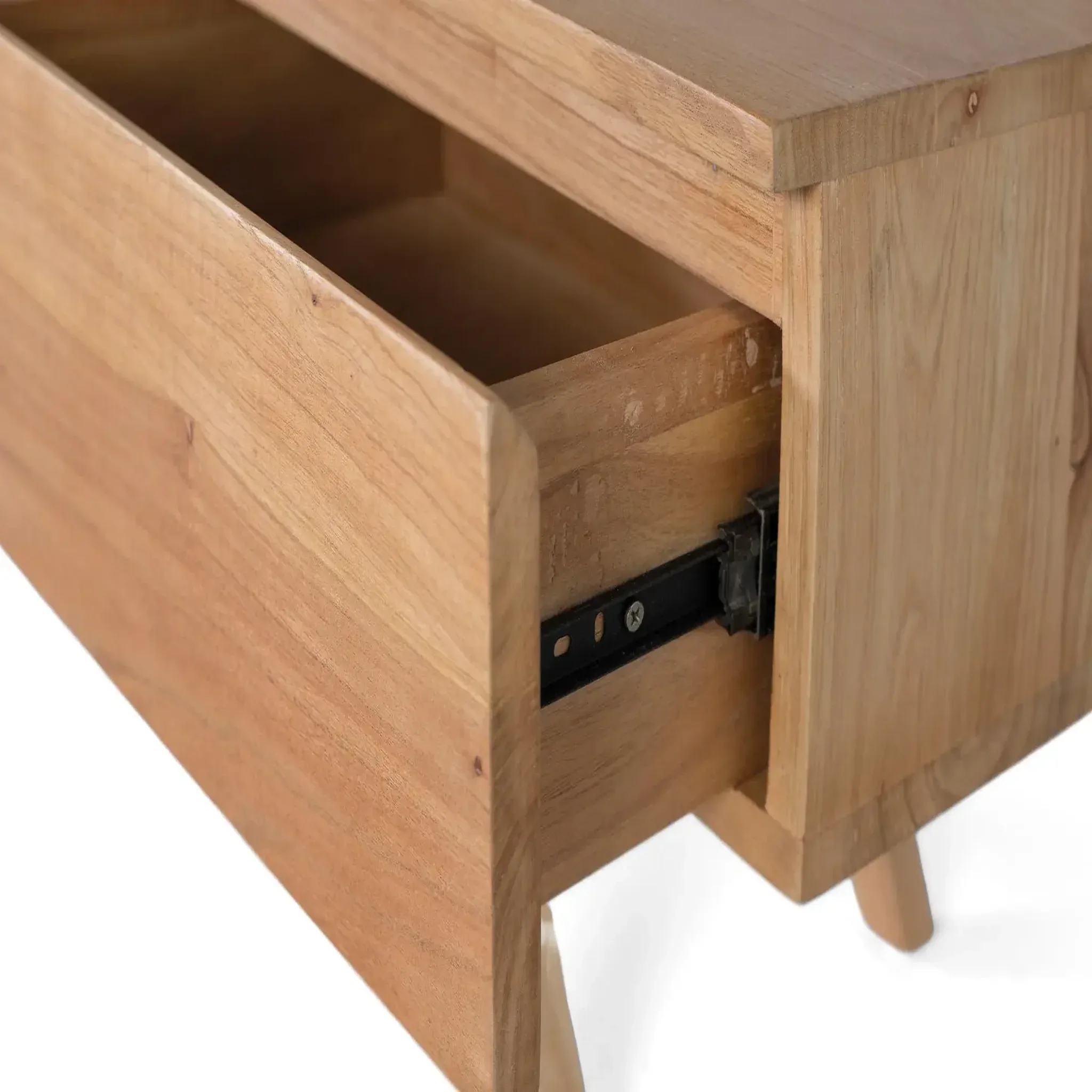 Voir la diapositive 3 : GINER Y COLOMER SL Meuble tv en bois de mindi 150 cm style nordique