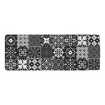 Paris Prix Tapis de Cuisine Imprimé  Salou  45x120cm Gris