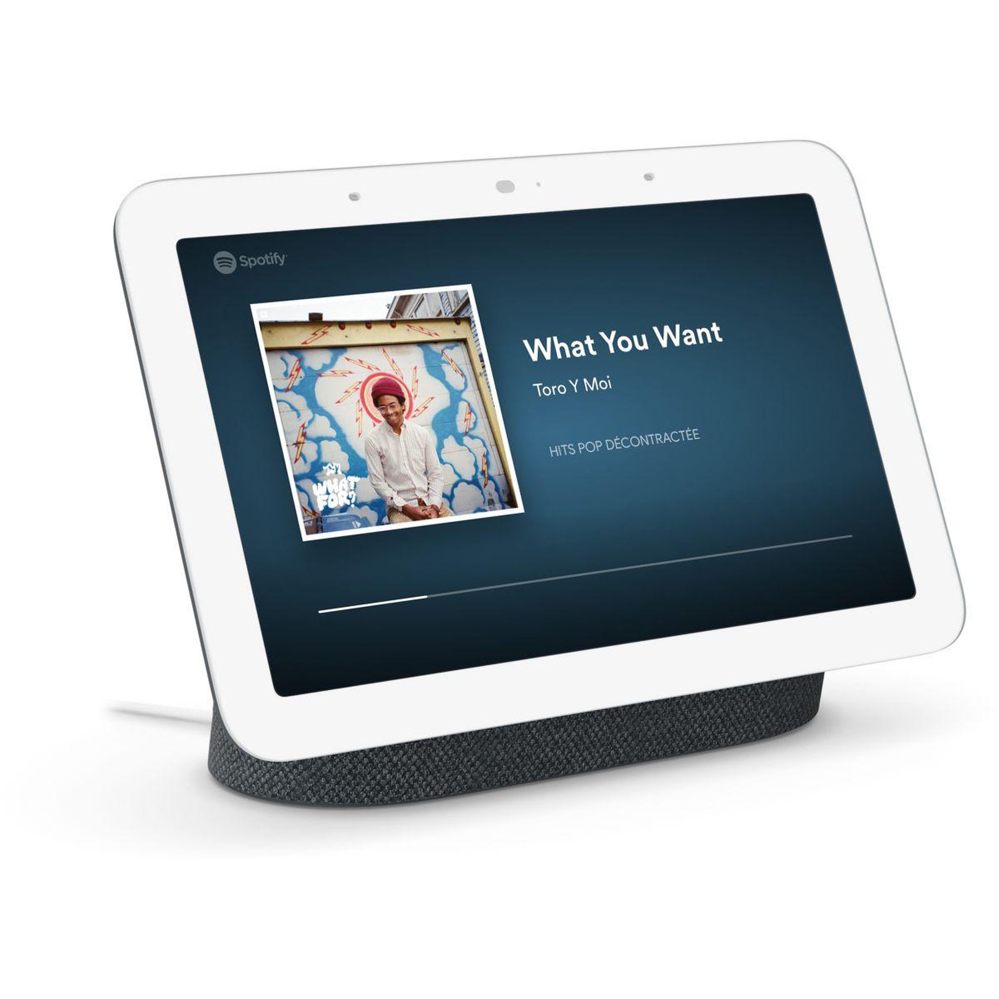 Voir la diapositive 4 : GOOGLE Assistant vocal Nest Hub 2 Charbon