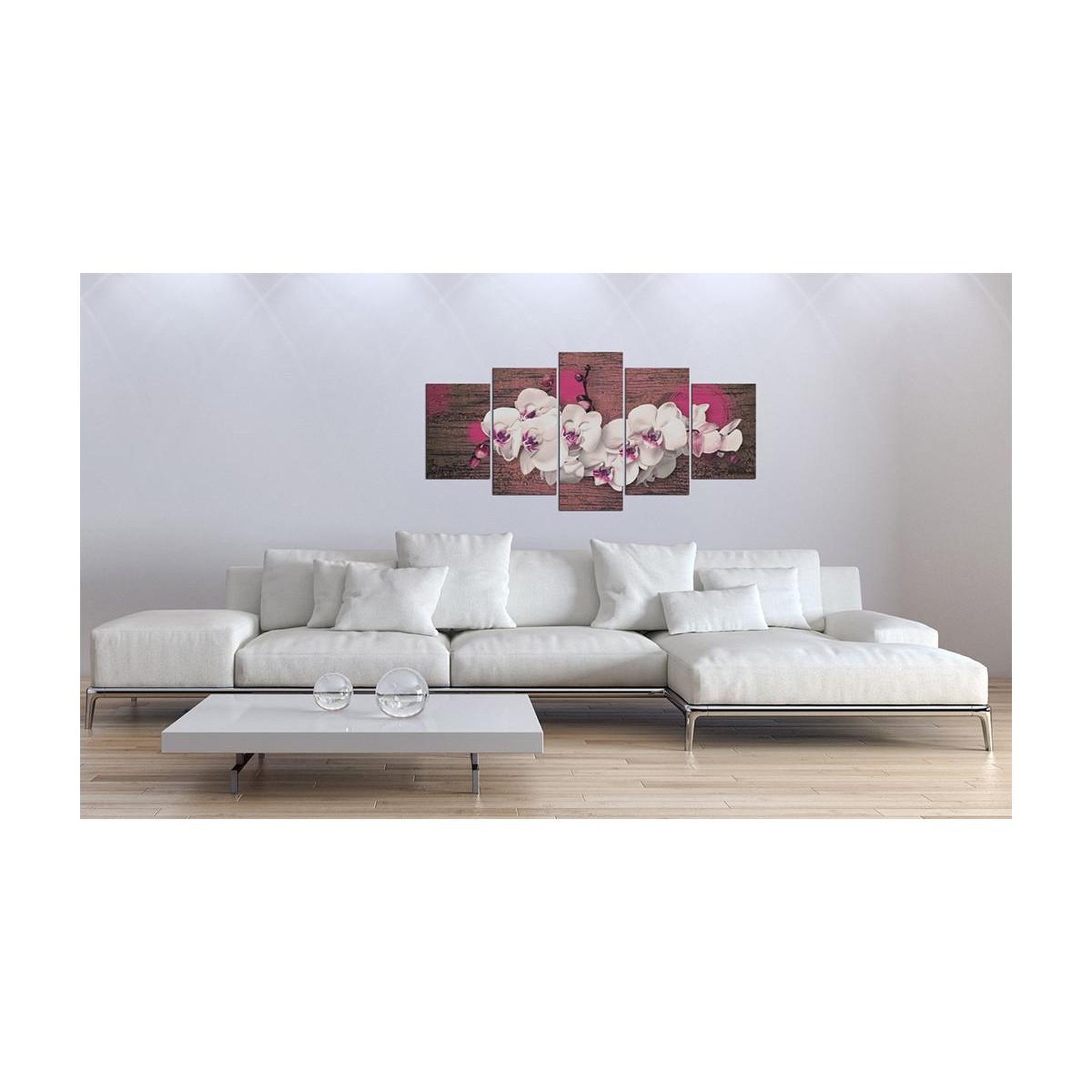 Voir la diapositive 2 : Paris Prix Tableau imprimé  joie & orchidée