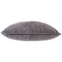 Voir la diapositive 2 : ATMOSPHERA Coussin Déhoussable  Lilou  50x30cm Gris Foncé