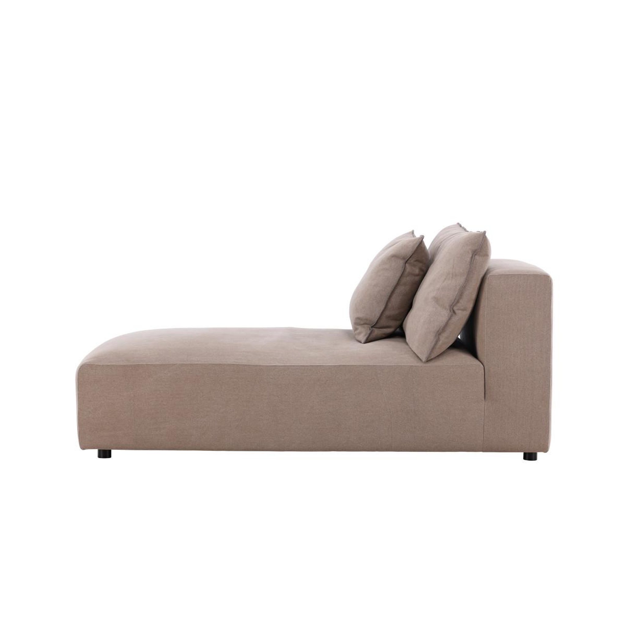 Voir la diapositive 5 : Paris Prix Méridienne en tissu  malö  169cm marron