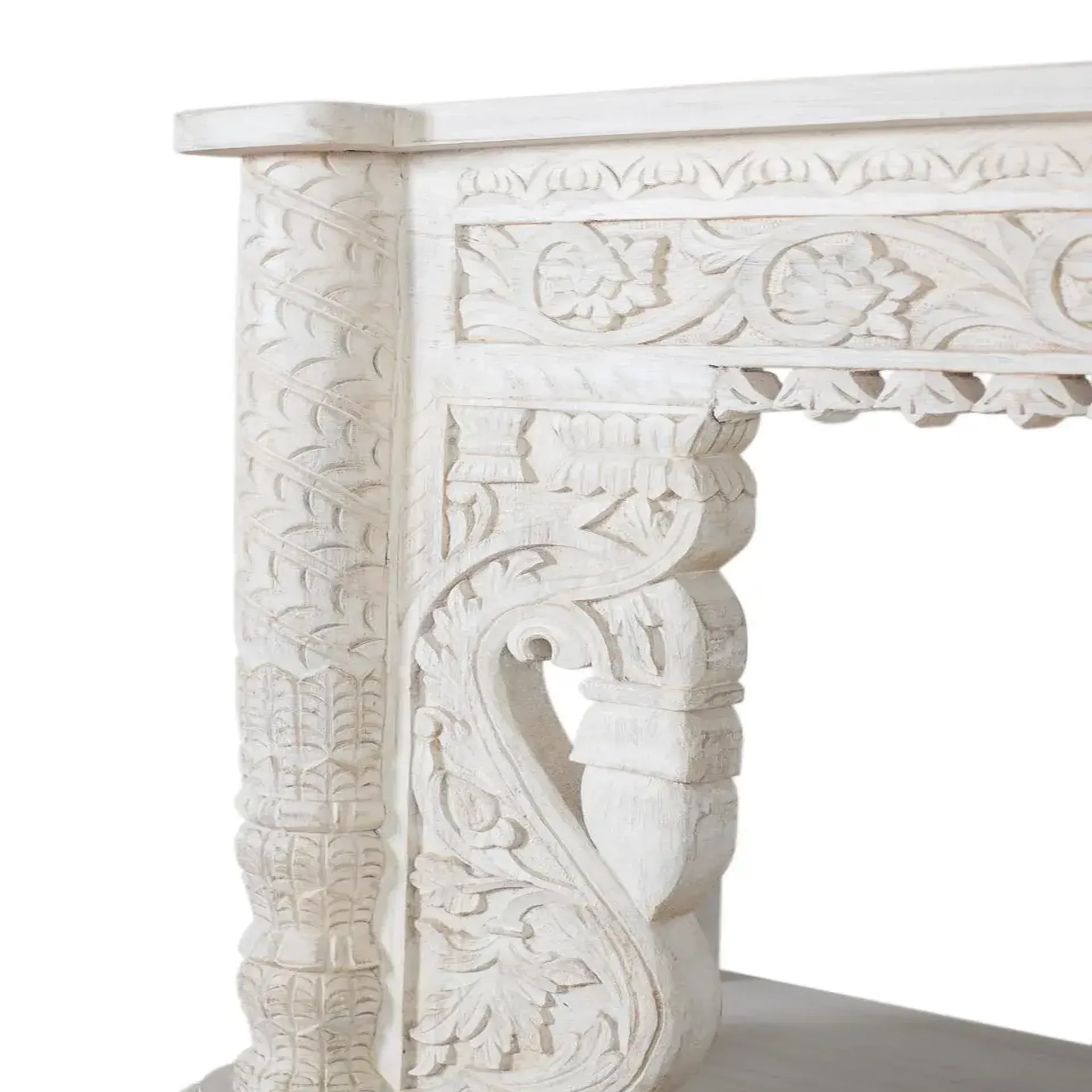 Voir la diapositive 5 : GINER Y COLOMER SL Console en bois de manguier 180 cm style méditerranéen moderne
