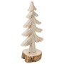 Voir la diapositive 1 : FEERIC LIGHT & CHRISTMAS Sapin de Noël sur Buche  Cocon  27cm Naturel