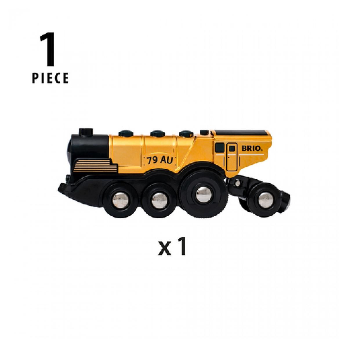 Brio 33630 Locomotive puissante doree