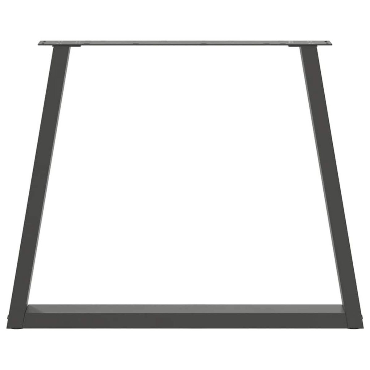 VIDAXL Pieds de table a manger forme de V 3 pcs 70x(72-73,3) cm acier