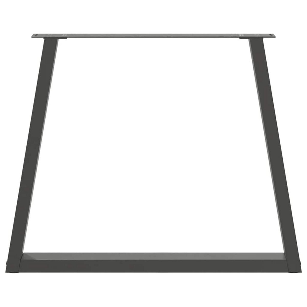 VIDAXL Pieds de table a manger forme de V 3 pcs 70x(72-73,3) cm acier