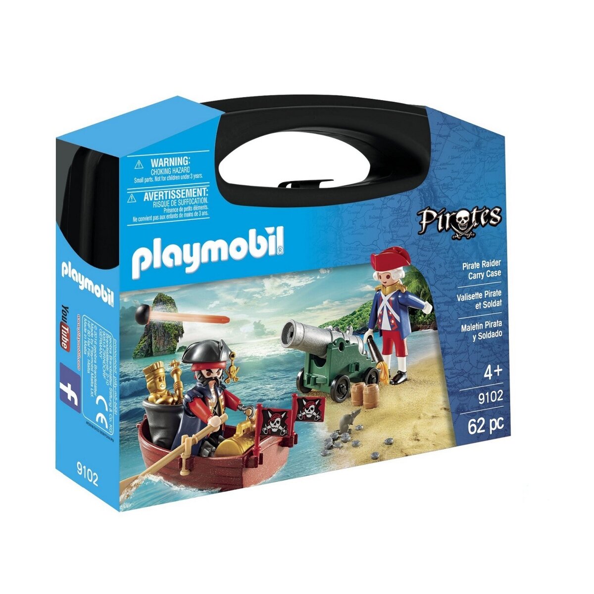 PLAYMOBIL 9102 Pirates - Valisette Pirate et Soldat 