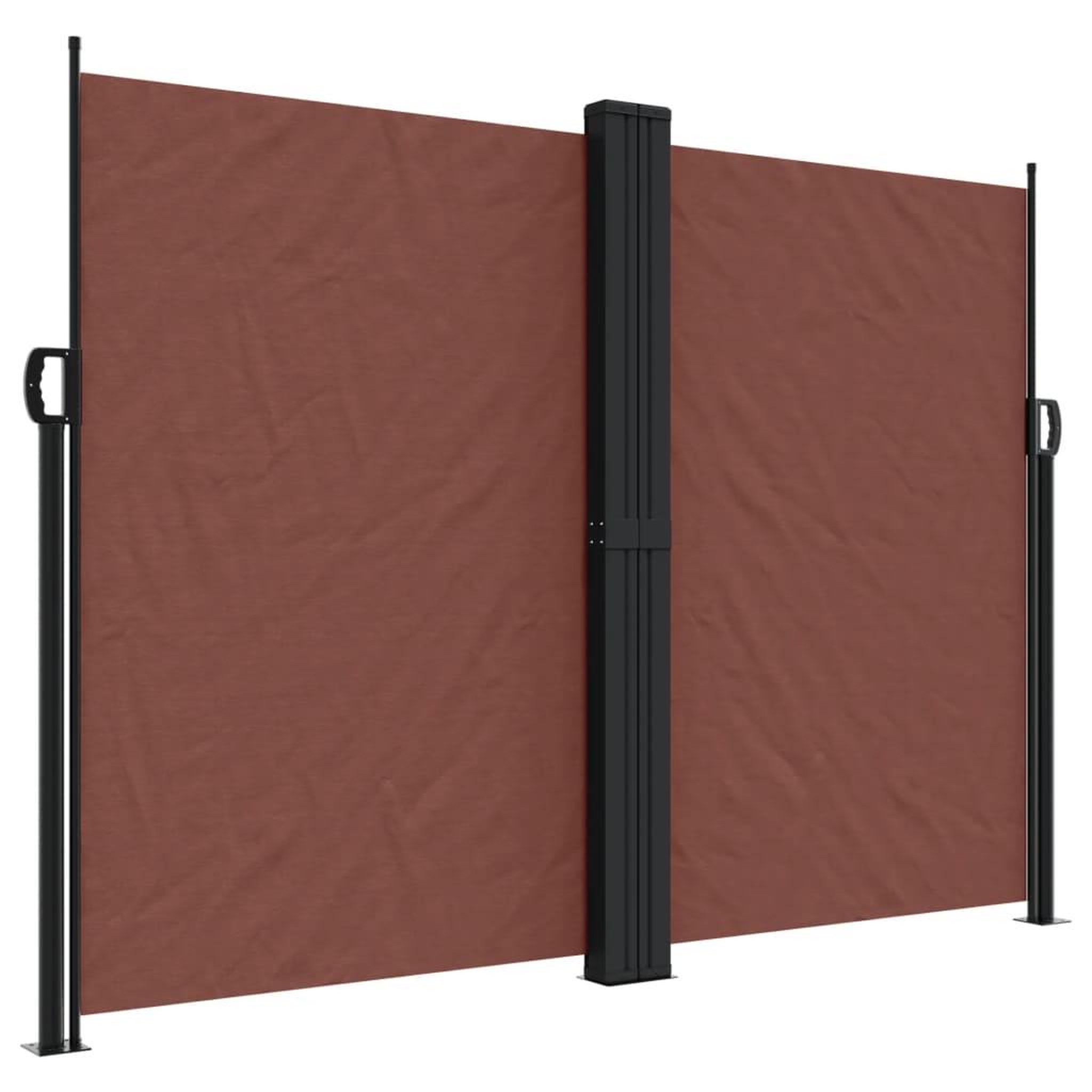 Voir la diapositive 2 : VIDAXL Auvent lateral retractable marron 180x1000 cm