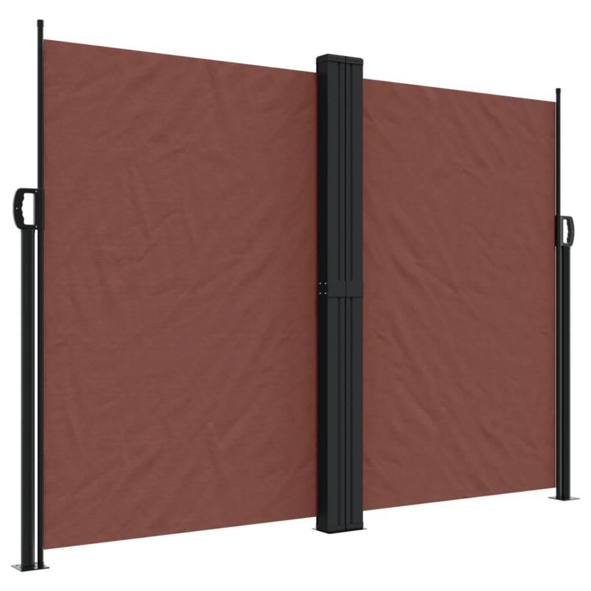 VIDAXL Auvent lateral retractable marron 180x1000 cm