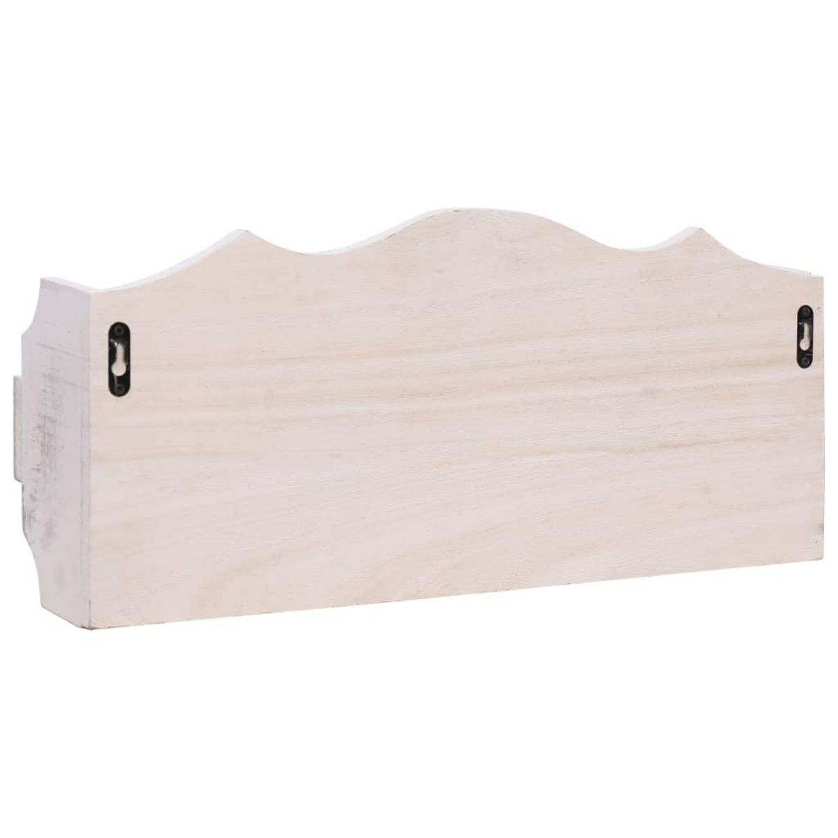 VIDAXL Porte-manteau mural Blanc 50x10x23 cm Bois