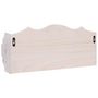 Voir la diapositive 4 : VIDAXL Porte-manteau mural Blanc 50x10x23 cm Bois