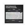 Voir la diapositive 6 : Logitech Clavier Logitech G PRO X TKL LIGHTSPEED Sans fil Blanc