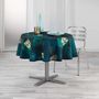 Voir la diapositive 2 : Paris Prix Nappe Ronde Imprimée  Oreane  180cm Bleu