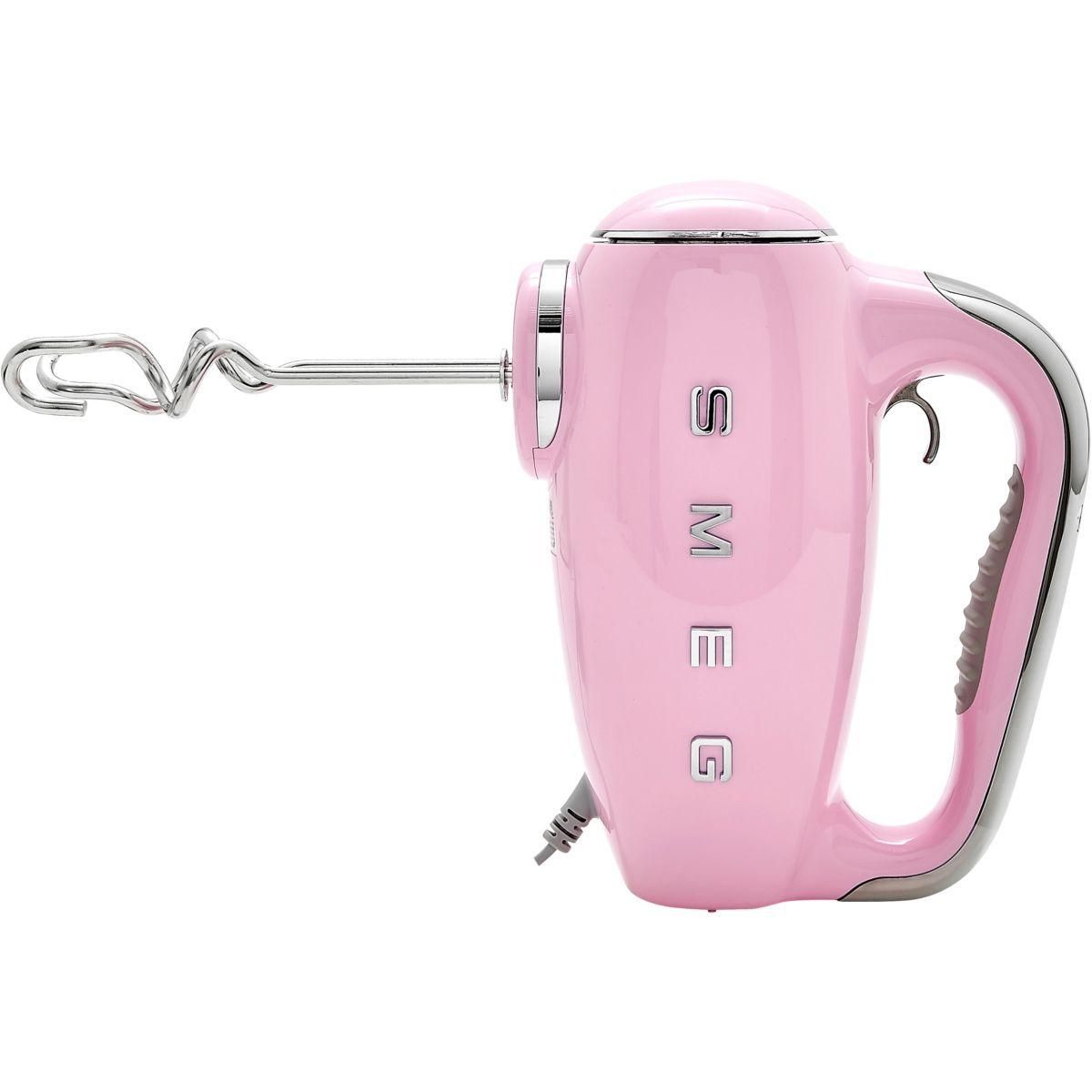 SMEG Batteur Rose HMF01PKEU