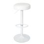 Voir la diapositive 3 : Paris Prix Lot de 2 Tabourets de Bar  Mumford  63-83cm Blanc