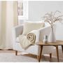 Voir la diapositive 4 : Douceur d'Intérieur Coussin déhoussable BELI - Bouclette unie