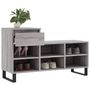 Voir la diapositive 4 : VIDAXL Armoire a chaussures Sonoma gris 102x36x60 cm Bois d'ingenierie