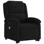 Voir la diapositive 4 : VIDAXL Fauteuil de massage inclinable Noir Velours