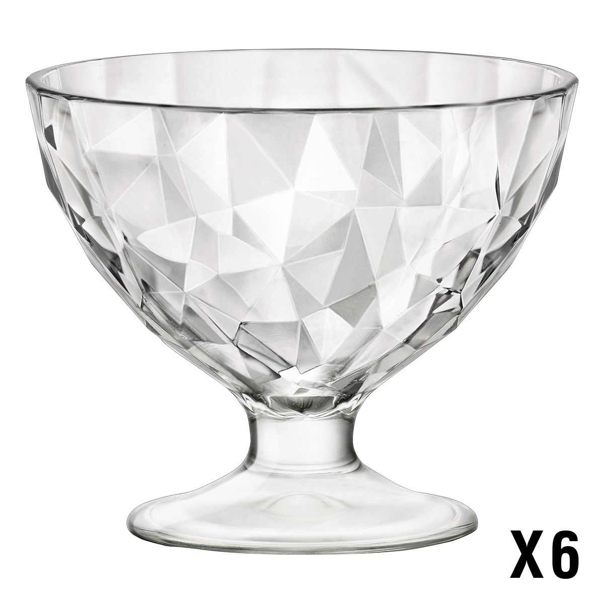 BORMIOLI ROCCO Lot de 6 coupes à glace 36 cl