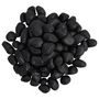 Voir la diapositive 4 : VIDAXL Galets polis 25 kg noir 2 5 cm