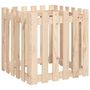 Voir la diapositive 4 : VIDAXL Jardiniere avec design de cloture 60x60x60 cm pin massif