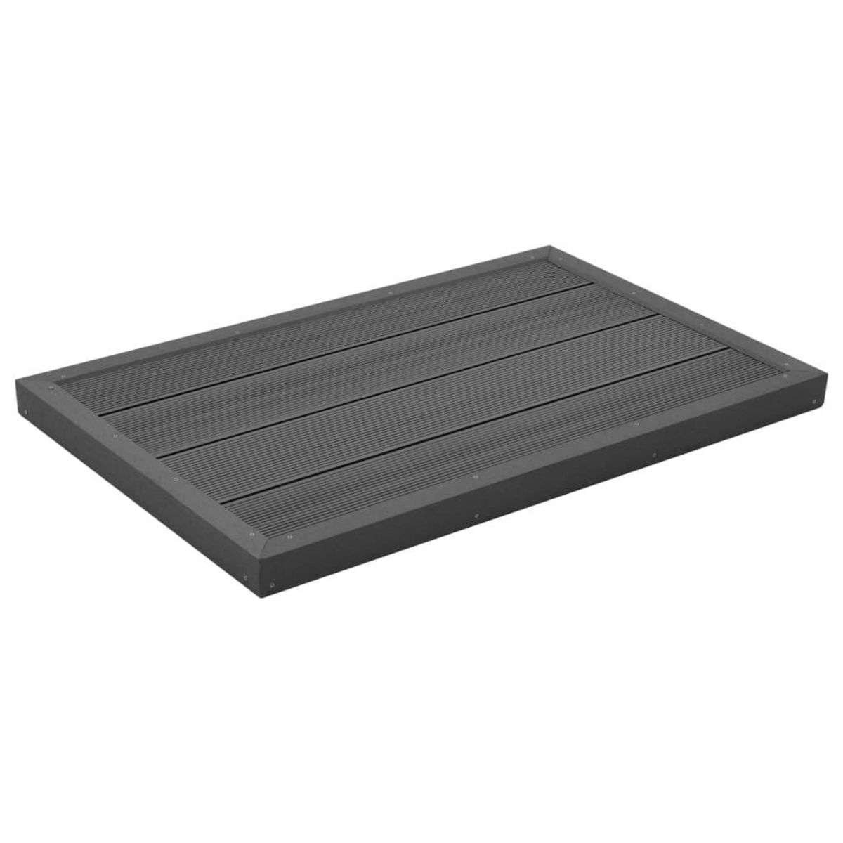 VIDAXL Element de plancher pour douche solaire/echelle de piscine WPC