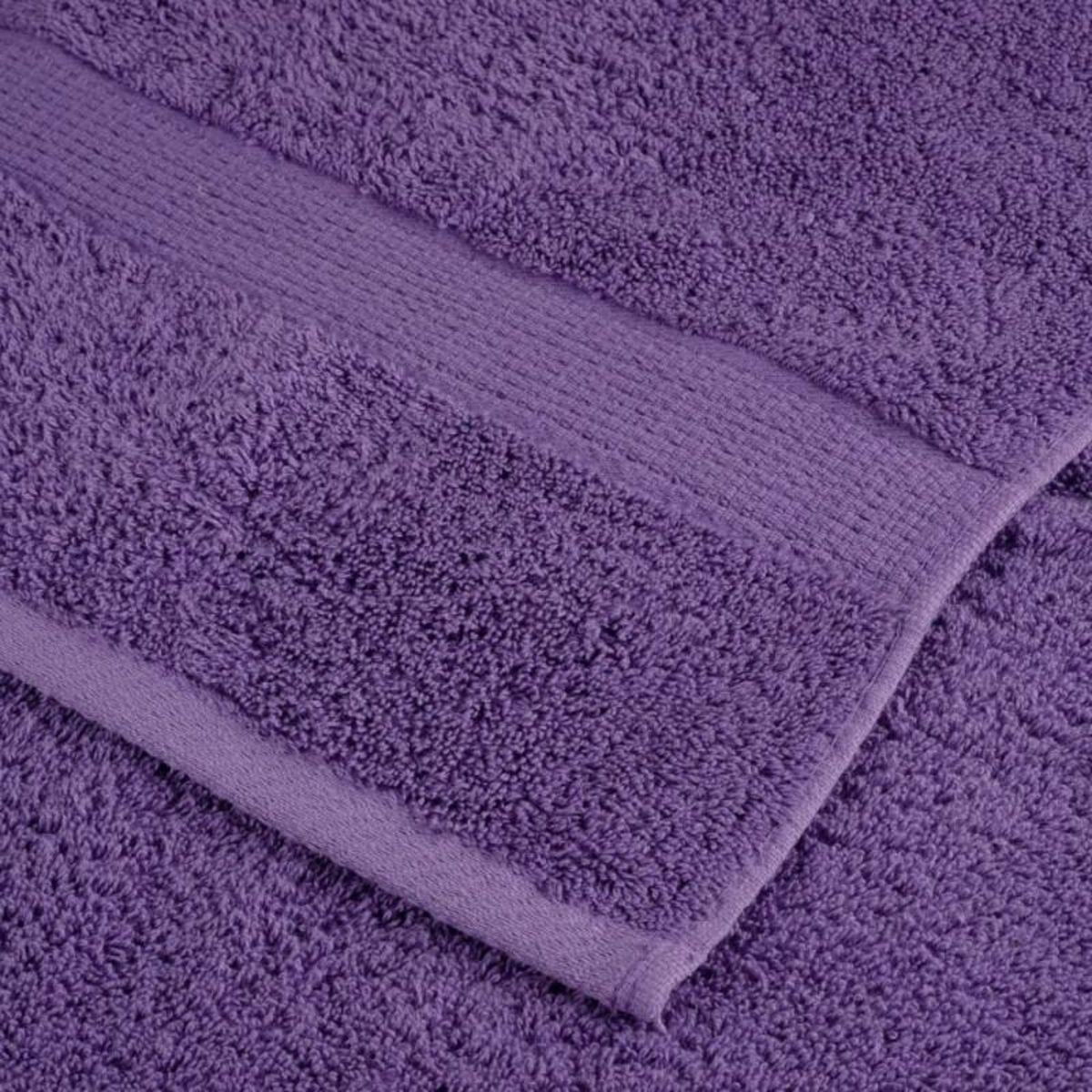 VIDAXL Essuie mains de qualité supérieure SOLUND 4 pcs violet 600 g m²