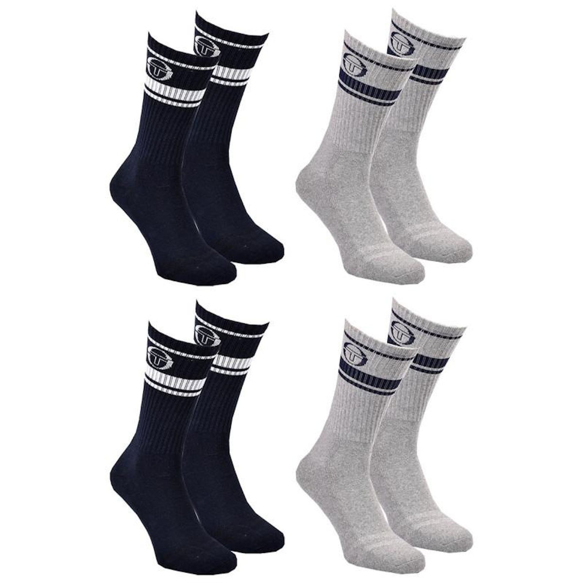 SERGIO TACCHINI Chaussettes TENNIS SERGIO TACCHINI Lot de 4 Paires