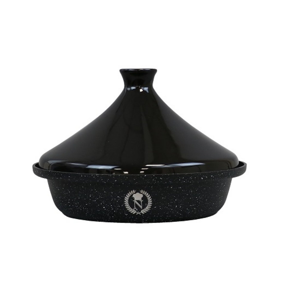 NAPOLEON Tajine en aluminium et porcelaine avec revêtement anti-adhérent 33 cm de diamètre