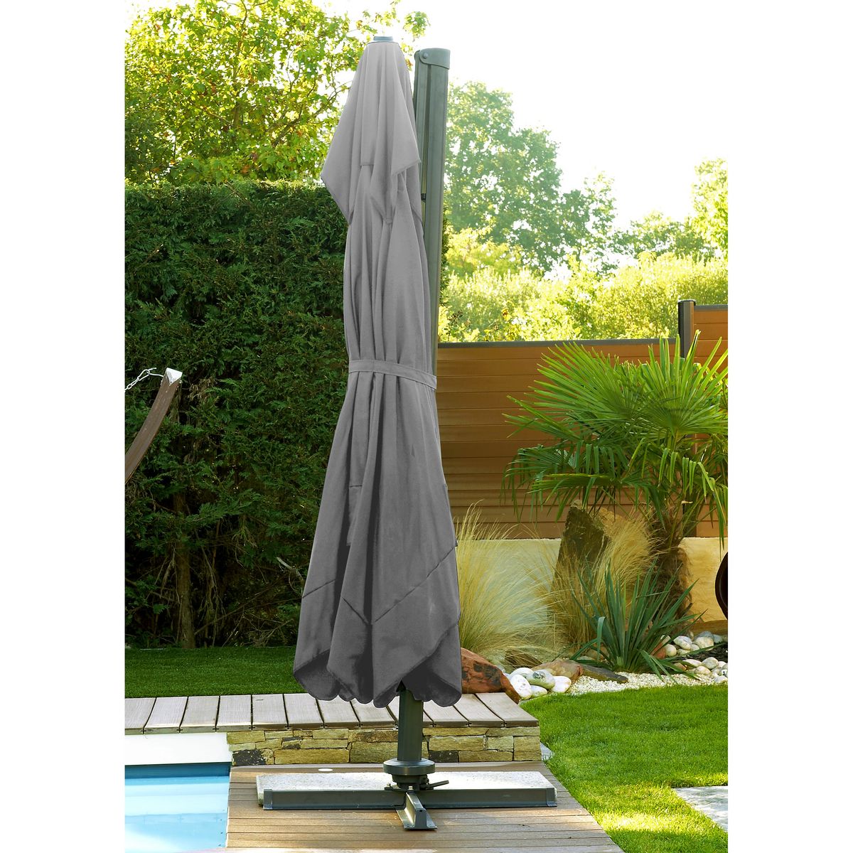 DCB GARDEN Parasol excentré NOVA 3x3 m