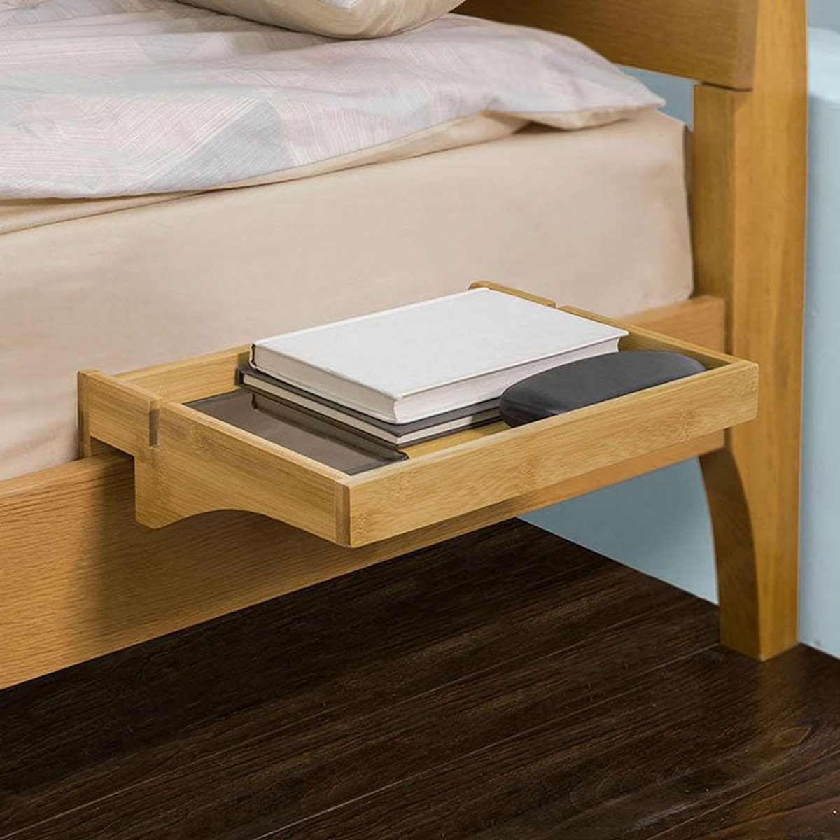 SOBUY SoBuy - Tablette De Chevet amovible avec encoches pour câbles - Minimaliste - NKD01