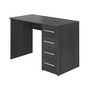 Voir la diapositive 4 : Bureau droit 4 tiroirs L110cm CARLOS