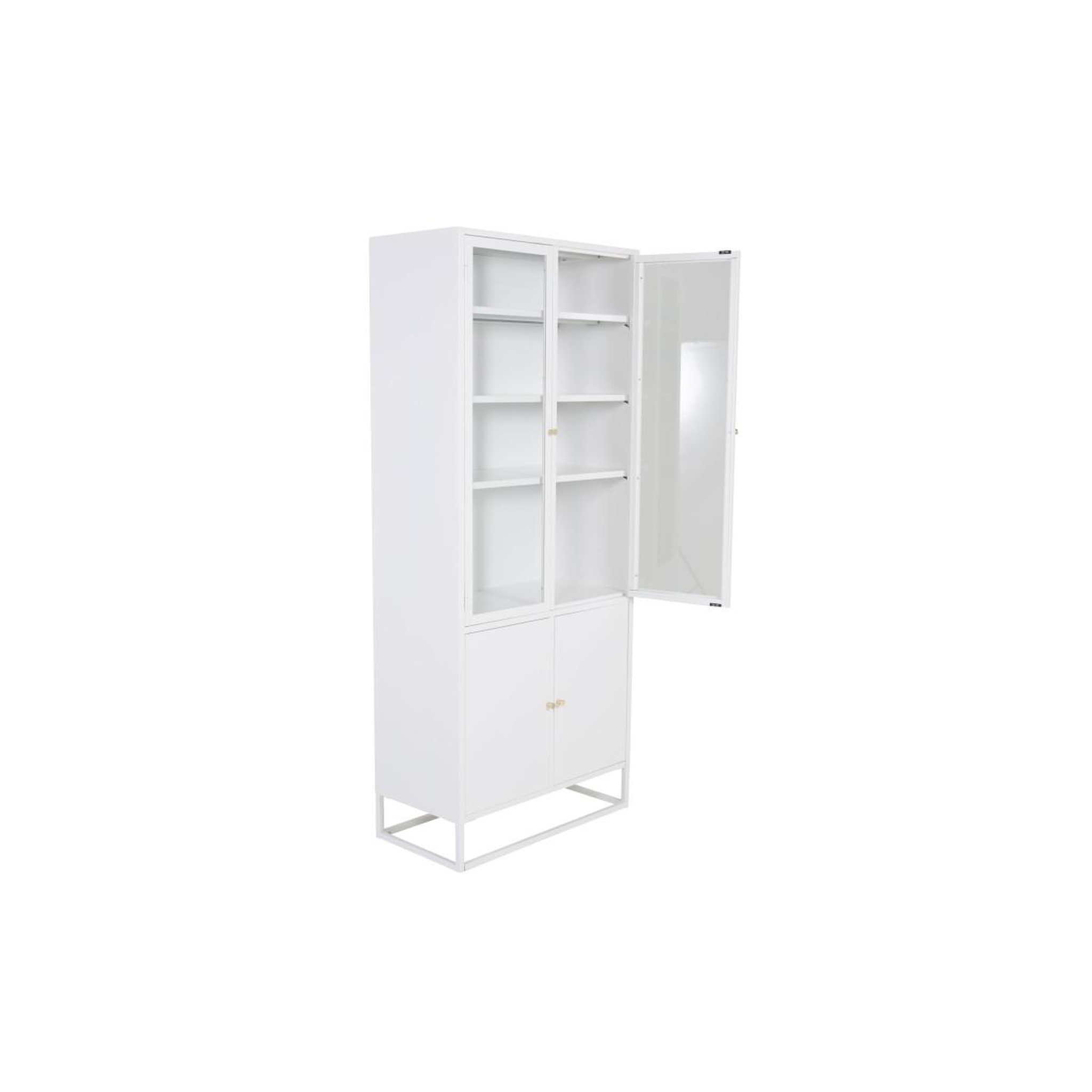Voir la diapositive 3 : Paris Prix Vaisselier 4 portes en métal  bakal  190cm blanc