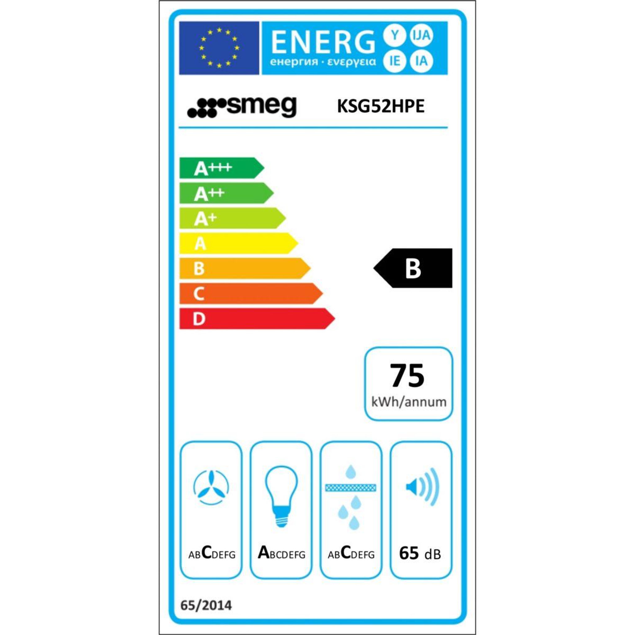 Voir la diapositive 5 : SMEG Hotte encastrable ksg52hpe