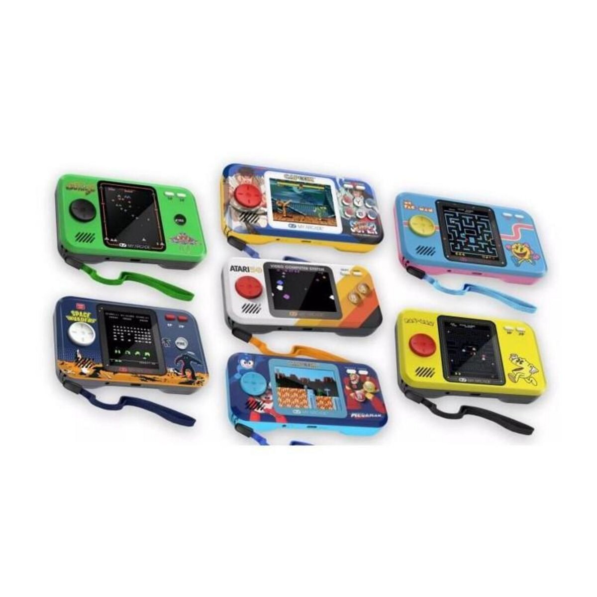 MY ARCADE Pocket Player PRO - Pac-Man - Jeu rétrogaming - Ecran 7cm Haute Résolution