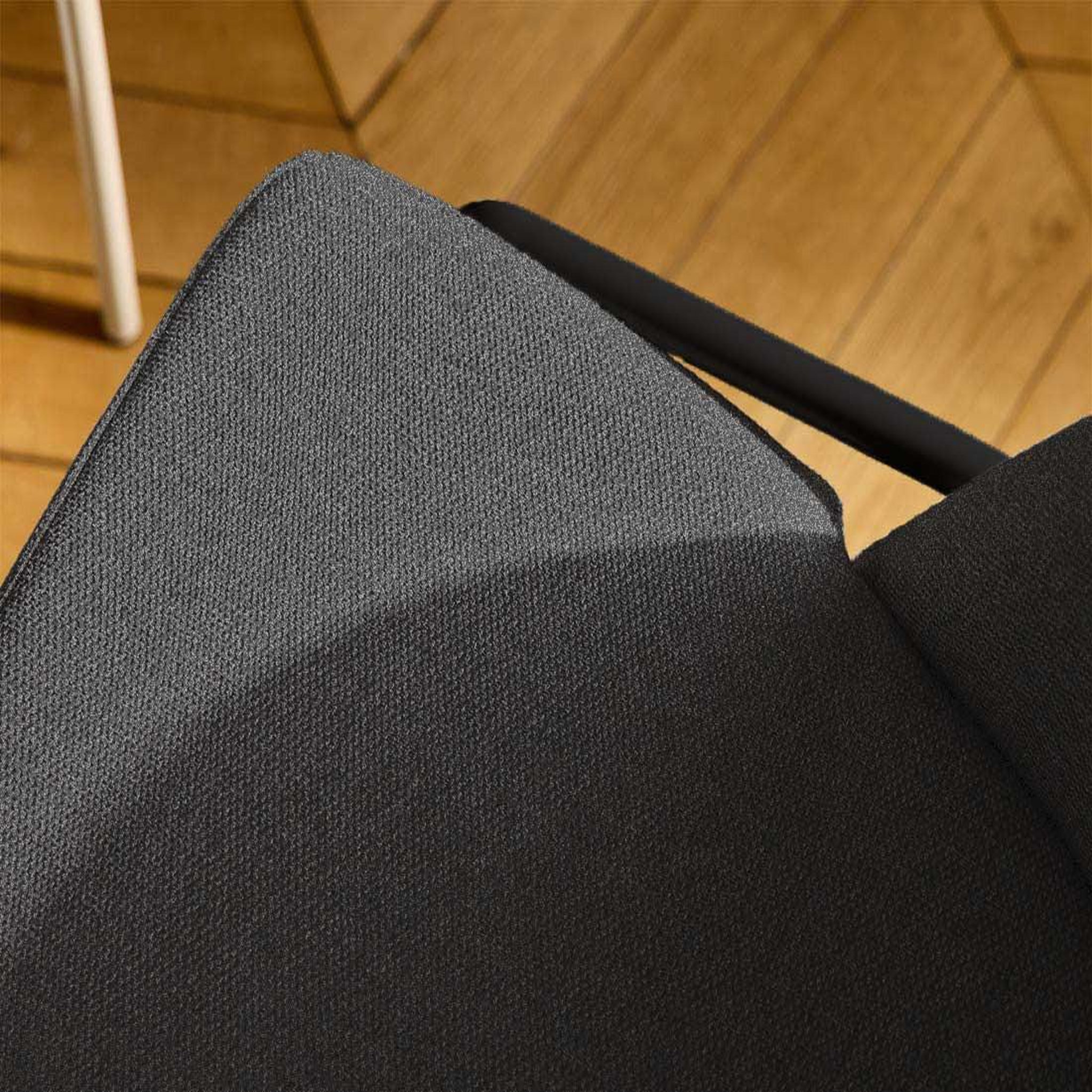Voir la diapositive 2 : BEST MOBILIER Imelda - lot de 4 chaises - en tissu - gris anthracite