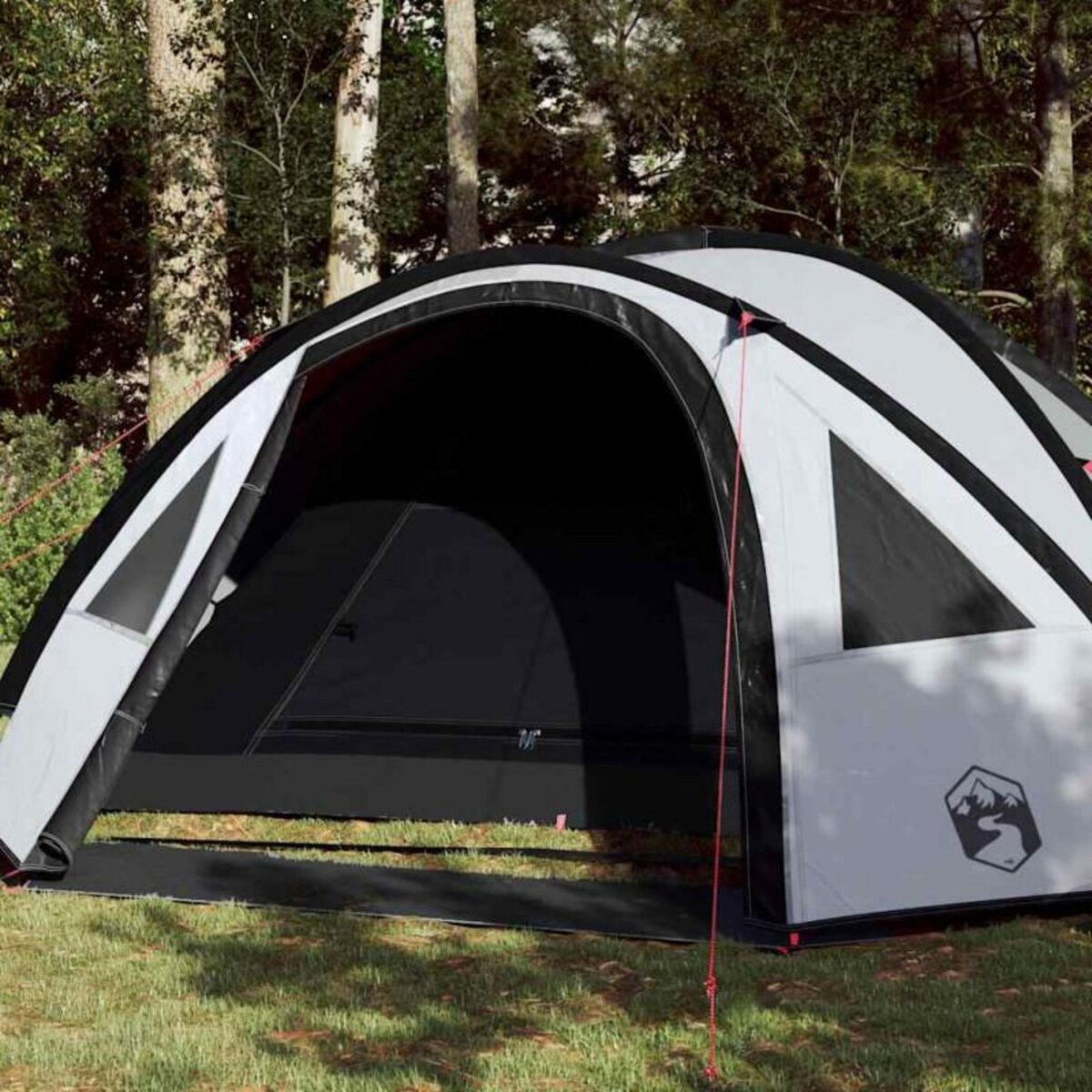 VIDAXL Tente de camping à dôme 4 personnes tissu occultant imperméable
