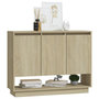 Voir la diapositive 4 : VIDAXL Buffet Chene sonoma 97x31x75 cm Bois d'ingenierie