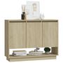 Voir la diapositive 4 : VIDAXL Buffet Chene sonoma 97x31x75 cm Bois d'ingenierie