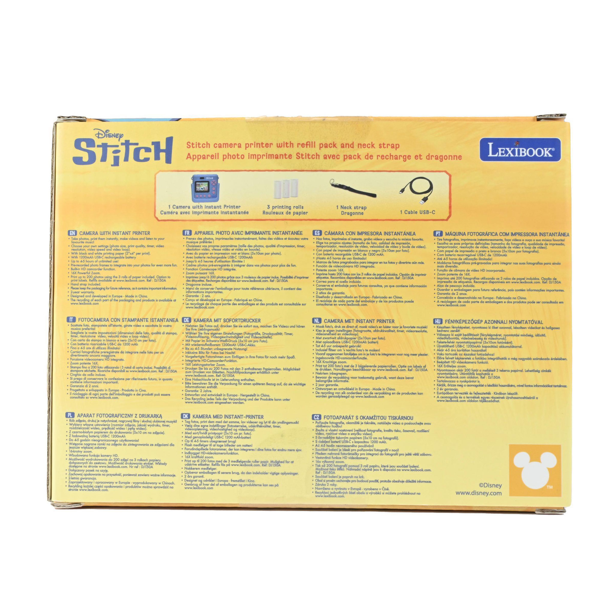 Voir la diapositive 4 : Lexibook Starcam® Print, pack caméra avec imprimante instantanée & carte SD