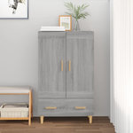 VIDAXL Buffet Sonoma gris 70x31x115 cm Bois d'ingenierie