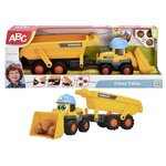 Dickie Jouet de construction Dickie Chargeuse sur pneus jaune