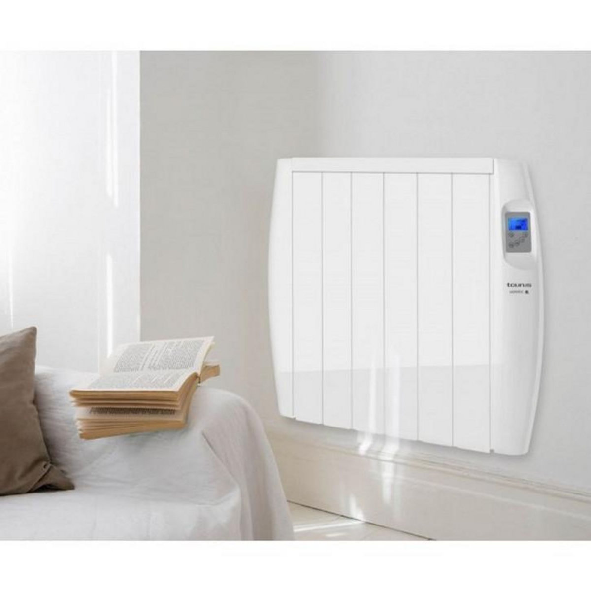 Taurus Alpatec Radiateur électrique à inertie sèche 1200w blanc - malbork 1200